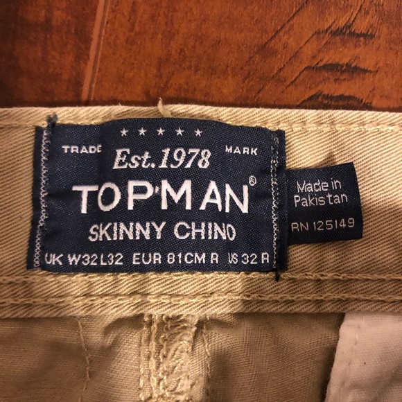 TOPMAN Skinny Chino Jeans in beige - Picture 3 of 4